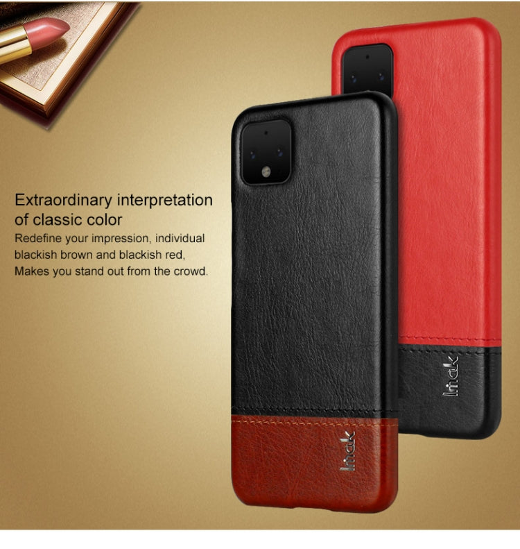 IMAK Ruiyi Series Concise Slim PU + PC Protective Case For Google Pixel 4