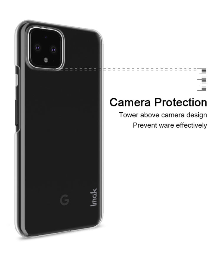 IMAK Wing II Wear-resisting Crystal PC Protective Case Pro Version For For Google Pixel 4XL