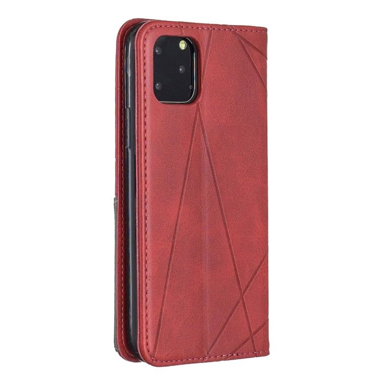 For iPhone 11 Pro Rhombus Texture Horizontal Flip Magnetic Leather Casewith Holder & Card Slots & Wallet