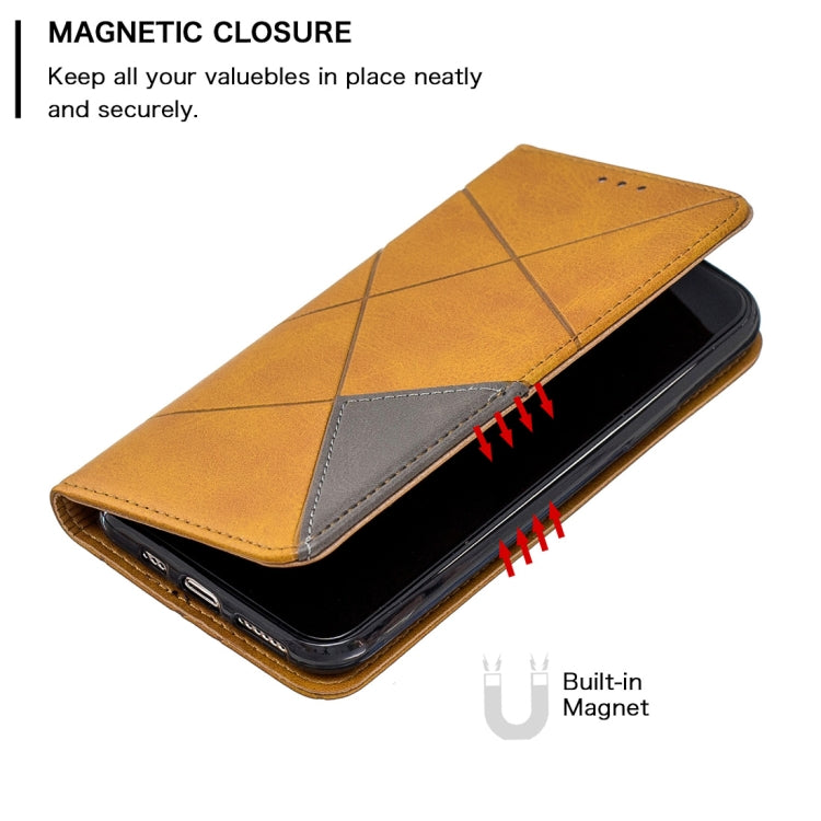 For iPhone 11 Pro Rhombus Texture Horizontal Flip Magnetic Leather Casewith Holder & Card Slots & Wallet