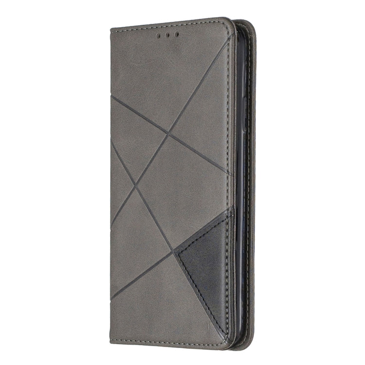 For iPhone 11 Pro Max Rhombus Texture Horizontal Flip Magnetic Leather Case with Holder & Card Slots & Wallet