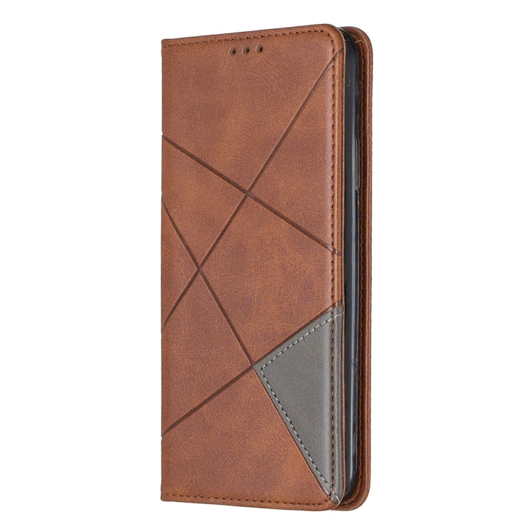 For iPhone 11 Pro Max Rhombus Texture Horizontal Flip Magnetic Leather Case with Holder & Card Slots & Wallet