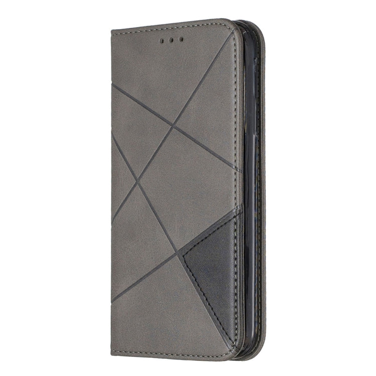 For iPhone 11 Rhombus Texture Horizontal Flip Magnetic Leather Case with Holder & Card Slots & Wallet
