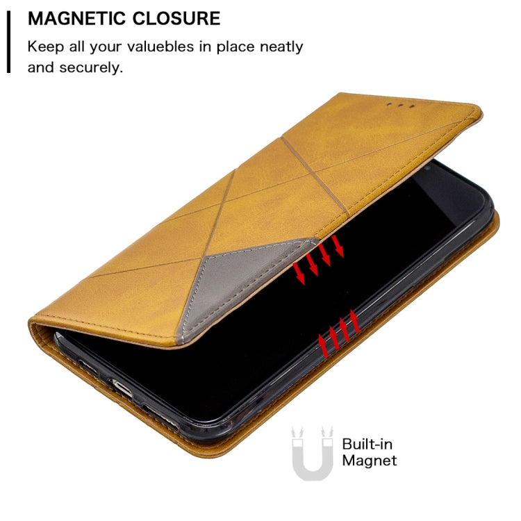 For iPhone 11 Rhombus Texture Horizontal Flip Magnetic Leather Case with Holder & Card Slots & Wallet