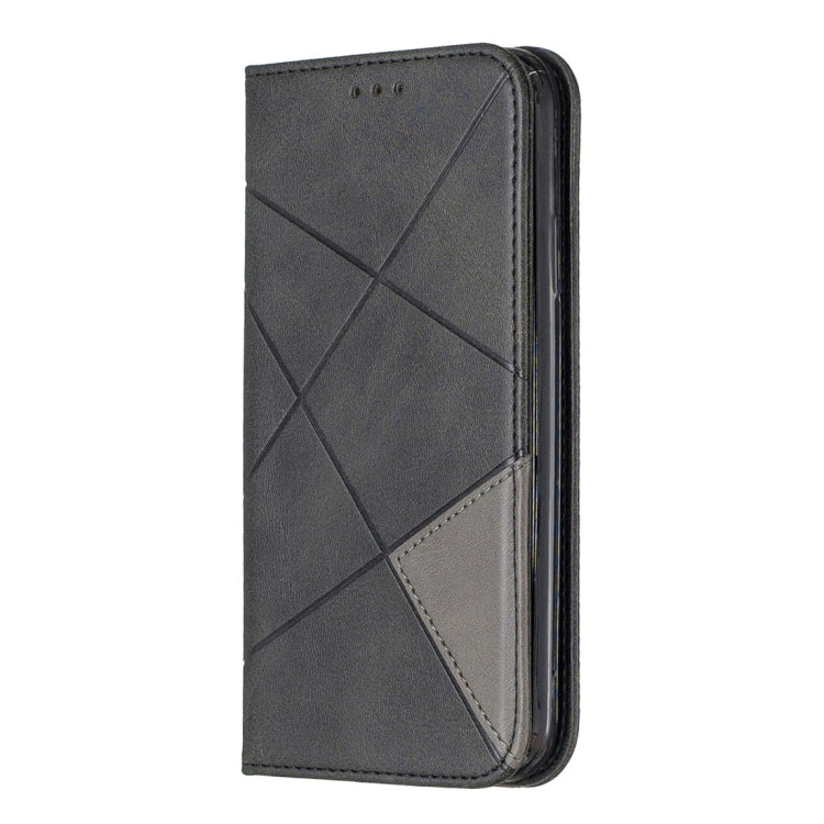 For iPhone 11 Rhombus Texture Horizontal Flip Magnetic Leather Case with Holder & Card Slots & Wallet