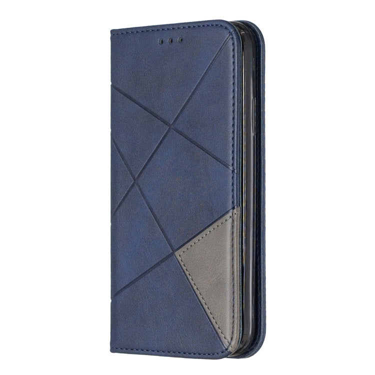 For iPhone 11 Rhombus Texture Horizontal Flip Magnetic Leather Case with Holder & Card Slots & Wallet