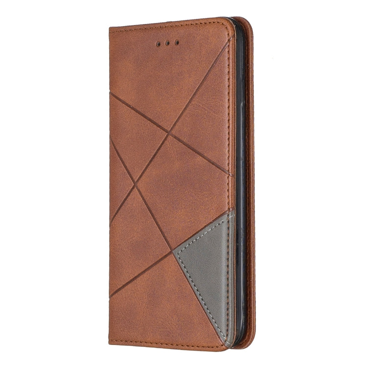 Rhombus Texture Horizontal Flip Magnetic Leather Case with Holder & Card Slots & Wallet For iPhone 8 Plus & 7 Plus