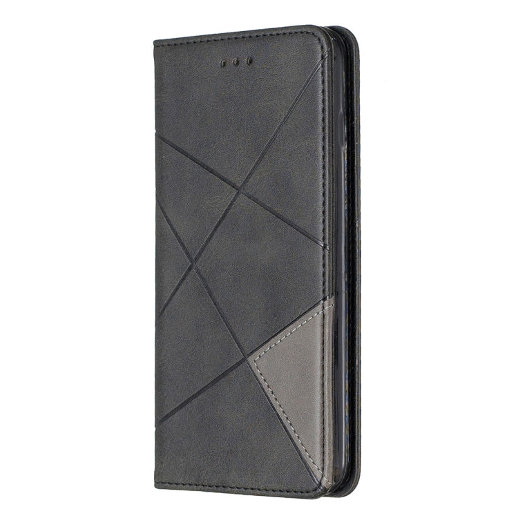 Rhombus Texture Horizontal Flip Magnetic Leather Case with Holder & Card Slots & Wallet For iPhone 8 Plus & 7 Plus