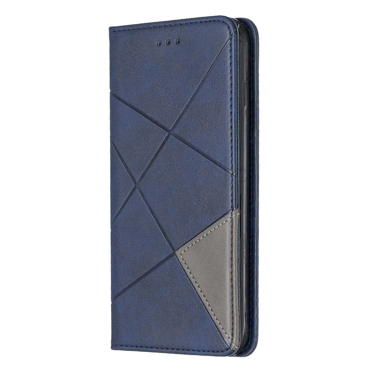 Rhombus Texture Horizontal Flip Magnetic Leather Case with Holder & Card Slots & Wallet For iPhone 8 Plus & 7 Plus