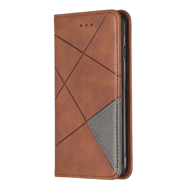 Rhombus Texture Horizontal Flip Magnetic Leather Case with Holder & Card Slots & Wallet For iPhone SE 2020 & 8 & 7