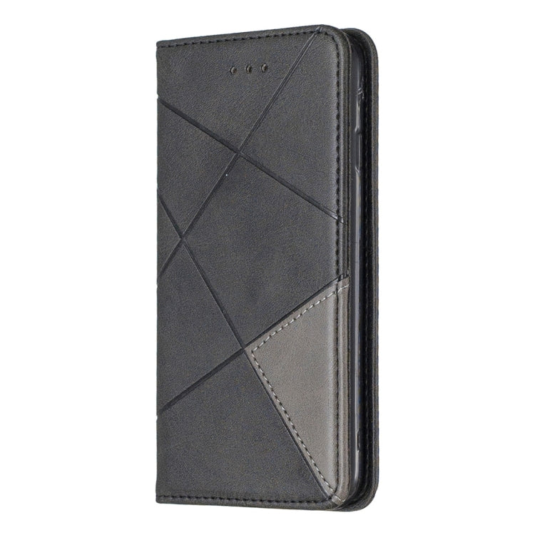 Rhombus Texture Horizontal Flip Magnetic Leather Case with Holder & Card Slots & Wallet For iPhone SE 2020 & 8 & 7