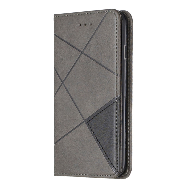 Rhombus Texture Horizontal Flip Magnetic Leather Case with Holder & Card Slots & Wallet For iPhone 6 & 6s