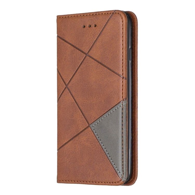 Rhombus Texture Horizontal Flip Magnetic Leather Case with Holder & Card Slots & Wallet For iPhone 6 & 6s