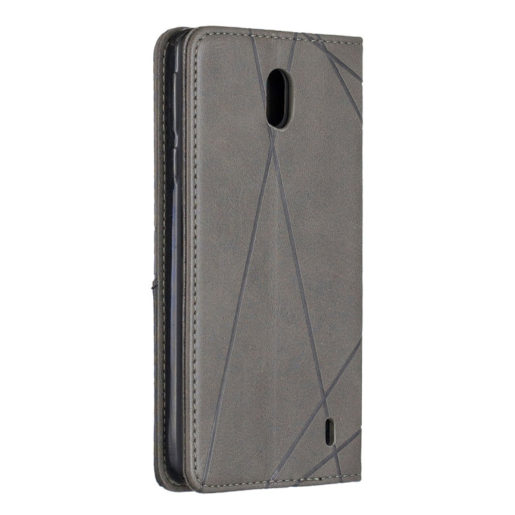 Rhombus Texture Horizontal Flip Magnetic Leather Case with Holder & Card Slots & Wallet For Nokia 1 Plus