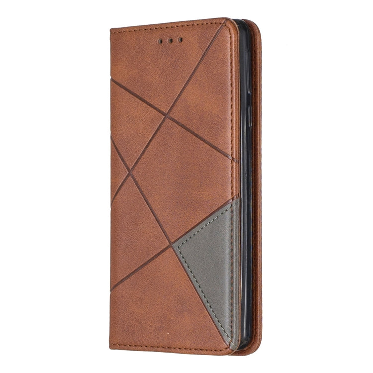 Rhombus Texture Horizontal Flip Magnetic Leather Case with Holder & Card Slots & Wallet For Nokia 1 Plus