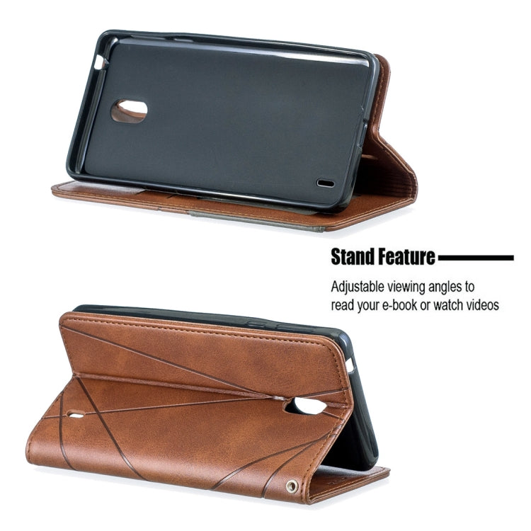 Rhombus Texture Horizontal Flip Magnetic Leather Case with Holder & Card Slots & Wallet For Nokia 1 Plus