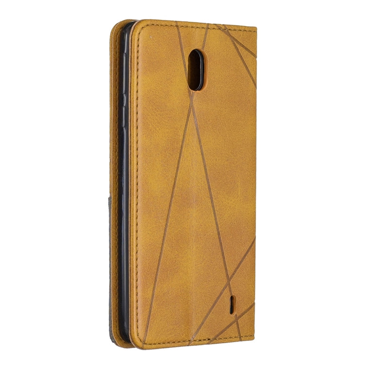 Rhombus Texture Horizontal Flip Magnetic Leather Case with Holder & Card Slots & Wallet For Nokia 1 Plus