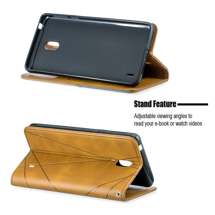 Rhombus Texture Horizontal Flip Magnetic Leather Case with Holder & Card Slots & Wallet For Nokia 1 Plus