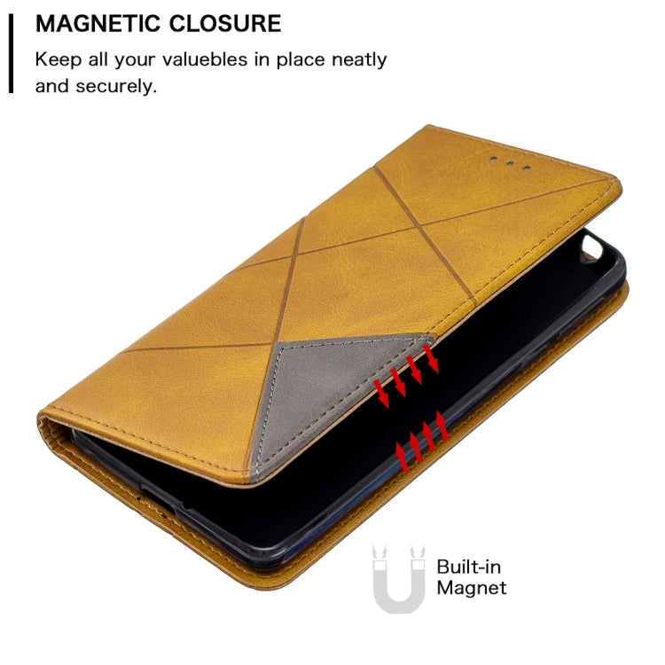 Rhombus Texture Horizontal Flip Magnetic Leather Case with Holder & Card Slots & Wallet For Nokia 1 Plus