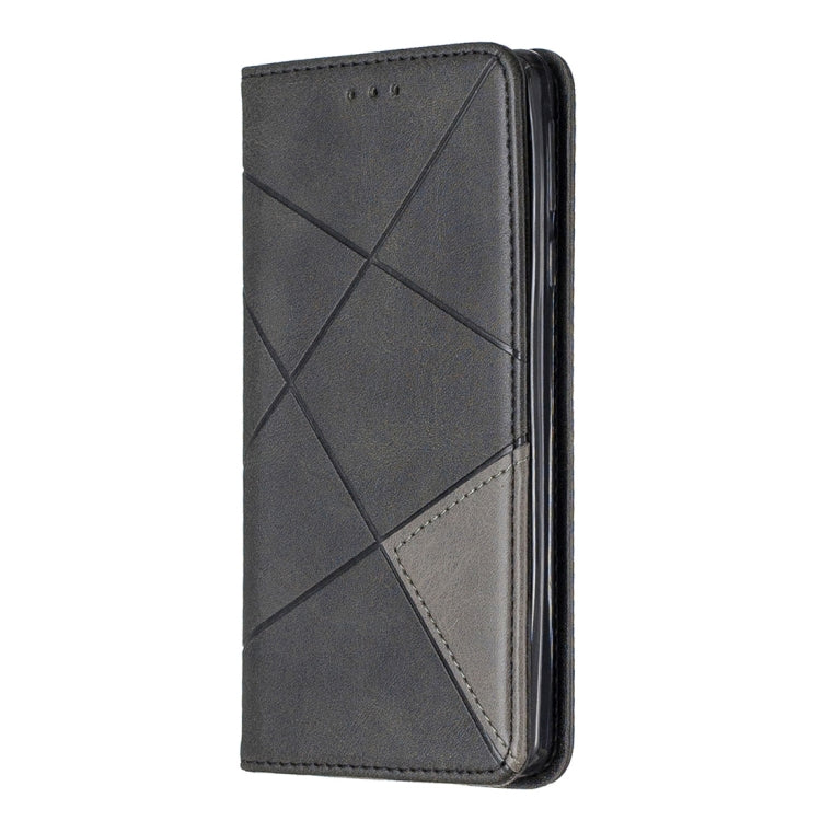 Rhombus Texture Horizontal Flip Magnetic Leather Case with Holder & Card Slots & Wallet For Nokia 1 Plus