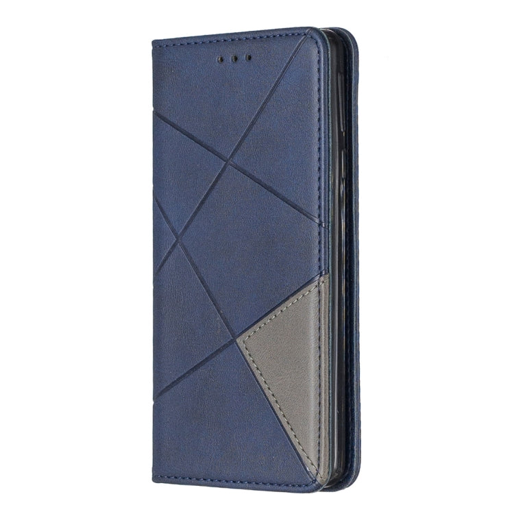 Rhombus Texture Horizontal Flip Magnetic Leather Case with Holder & Card Slots & Wallet For Nokia 1 Plus