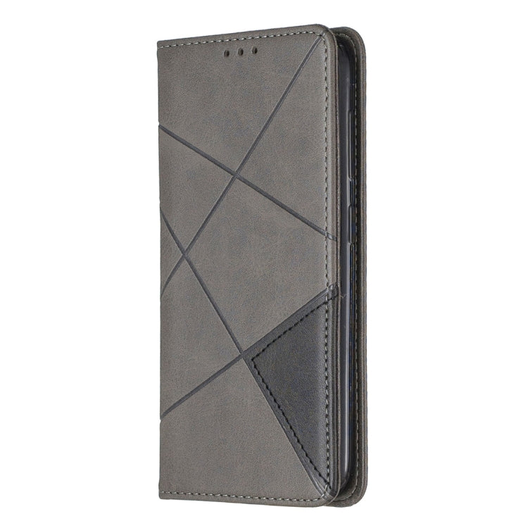 Rhombus Texture Horizontal Flip Magnetic Leather Case with Holder & Card Slots & Wallet For Nokia 4.2