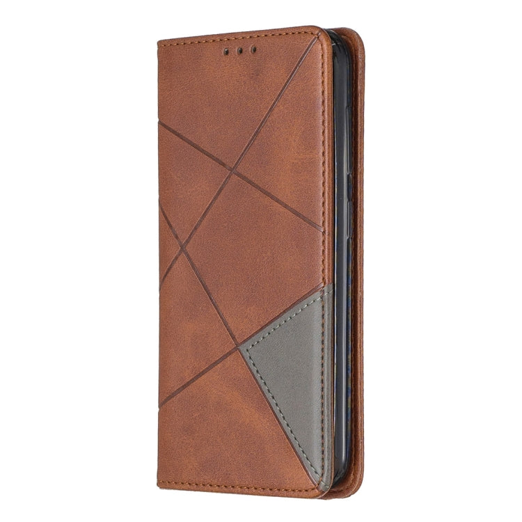 Rhombus Texture Horizontal Flip Magnetic Leather Case with Holder & Card Slots & Wallet For Nokia 4.2
