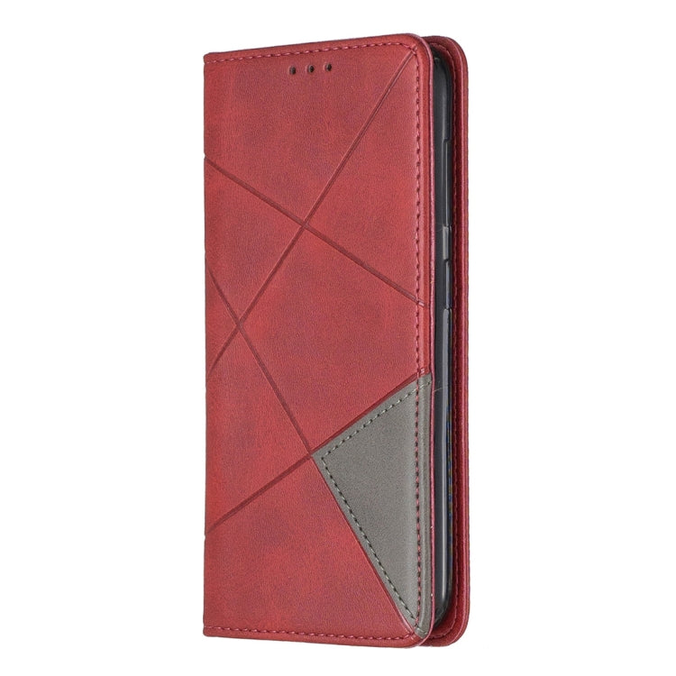 Rhombus Texture Horizontal Flip Magnetic Leather Case with Holder & Card Slots & Wallet For Nokia 4.2