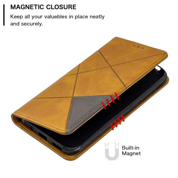Rhombus Texture Horizontal Flip Magnetic Leather Case with Holder & Card Slots & Wallet For Nokia 4.2