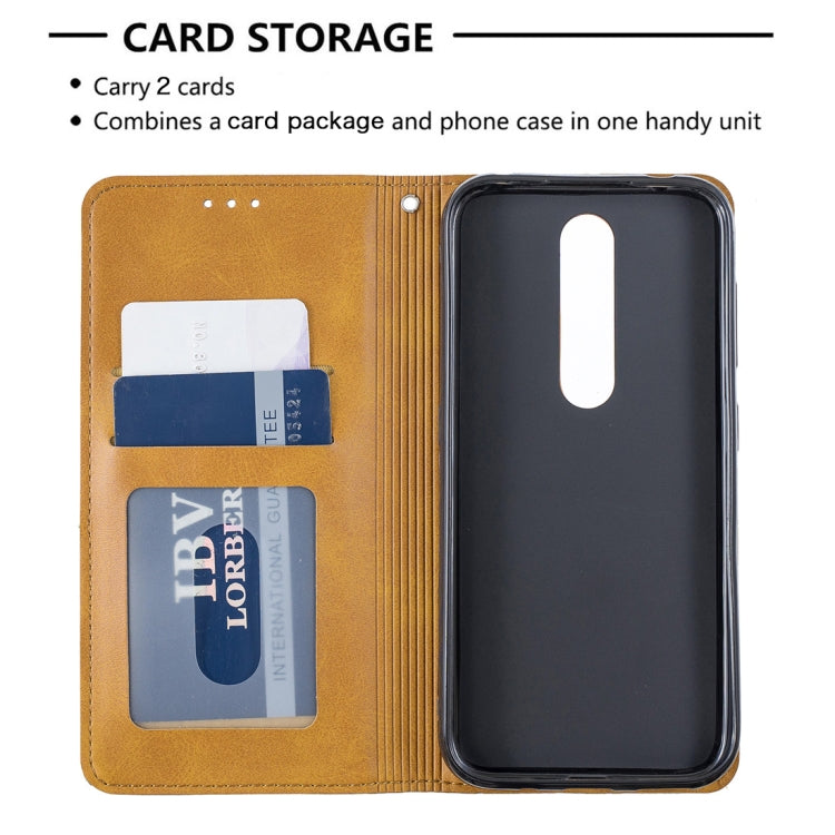 Rhombus Texture Horizontal Flip Magnetic Leather Case with Holder & Card Slots & Wallet For Nokia 4.2