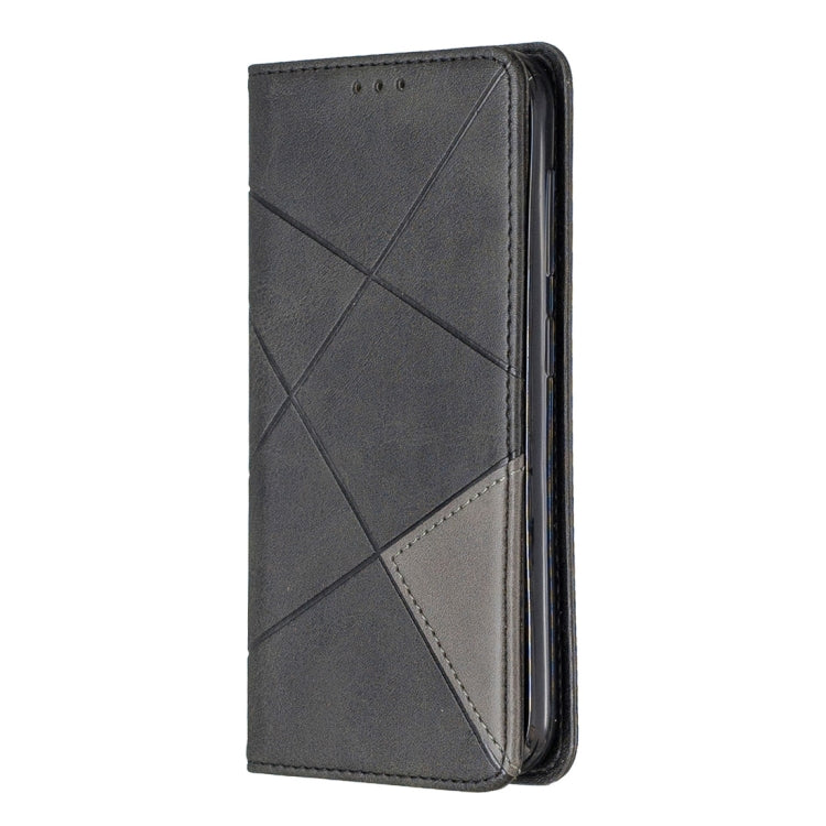 Rhombus Texture Horizontal Flip Magnetic Leather Case with Holder & Card Slots & Wallet For Nokia 4.2