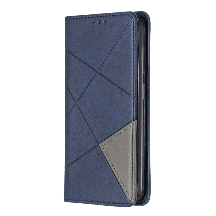 Rhombus Texture Horizontal Flip Magnetic Leather Case with Holder & Card Slots & Wallet For Nokia 4.2