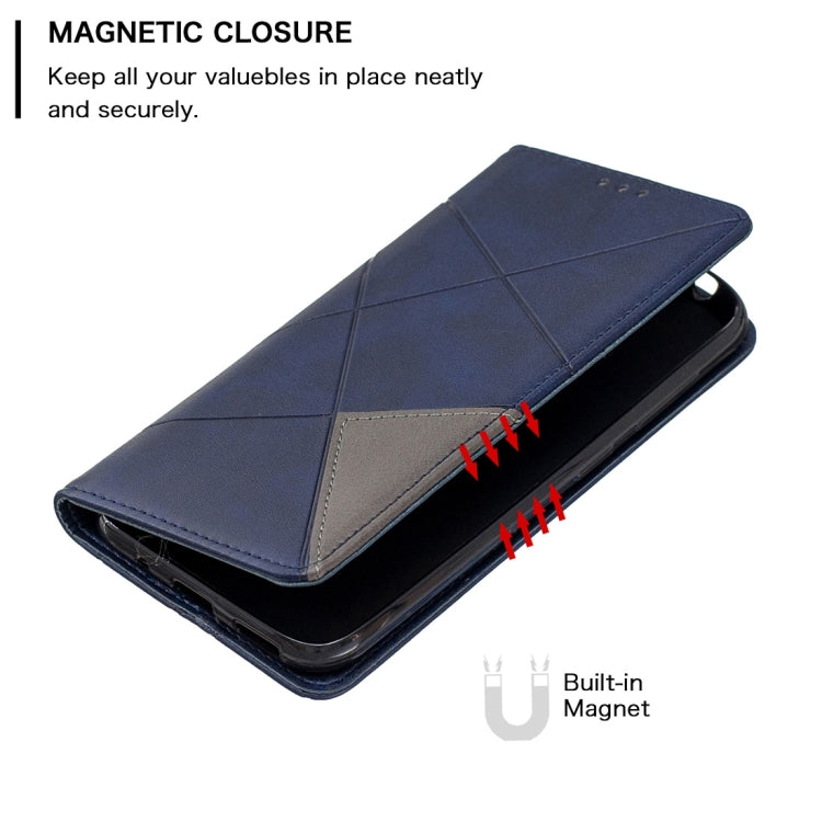 Rhombus Texture Horizontal Flip Magnetic Leather Case with Holder & Card Slots & Wallet For Nokia 4.2