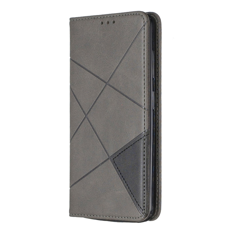Rhombus Texture Horizontal Flip Magnetic Leather Case with Holder & Card Slots & Wallet For Nokia 3.2
