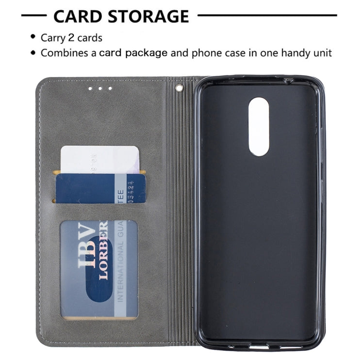 Rhombus Texture Horizontal Flip Magnetic Leather Case with Holder & Card Slots & Wallet For Nokia 3.2