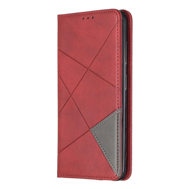Rhombus Texture Horizontal Flip Magnetic Leather Case with Holder & Card Slots & Wallet For Nokia 3.2