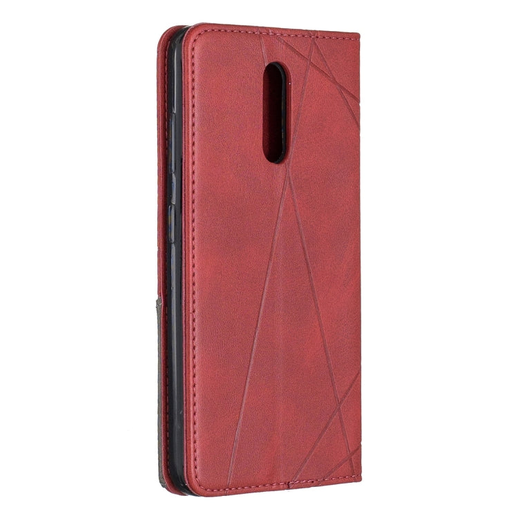 Rhombus Texture Horizontal Flip Magnetic Leather Case with Holder & Card Slots & Wallet For Nokia 3.2