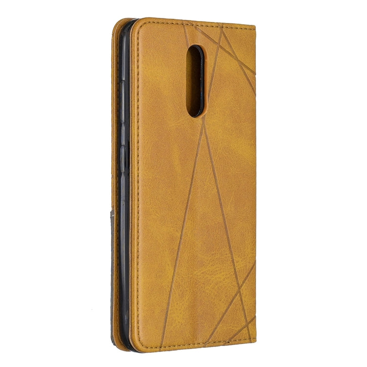 Rhombus Texture Horizontal Flip Magnetic Leather Case with Holder & Card Slots & Wallet For Nokia 3.2