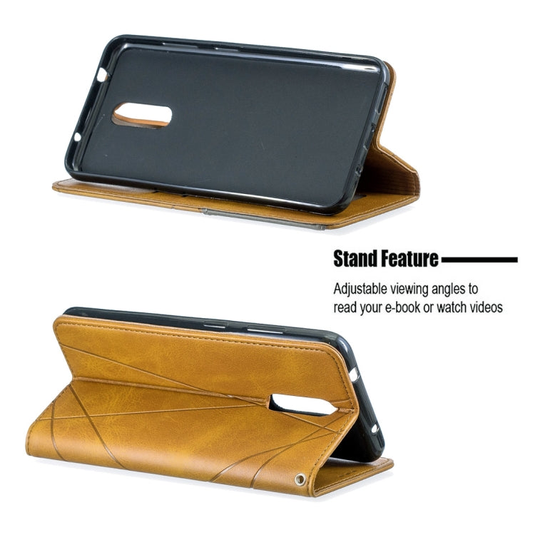 Rhombus Texture Horizontal Flip Magnetic Leather Case with Holder & Card Slots & Wallet For Nokia 3.2