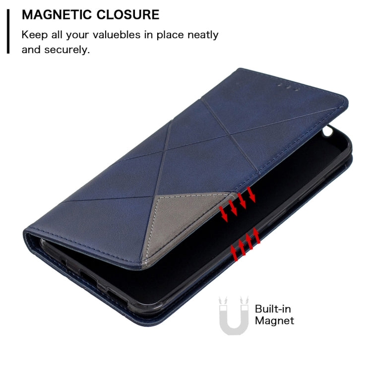 Rhombus Texture Horizontal Flip Magnetic Leather Case with Holder & Card Slots & Wallet For Nokia 3.2