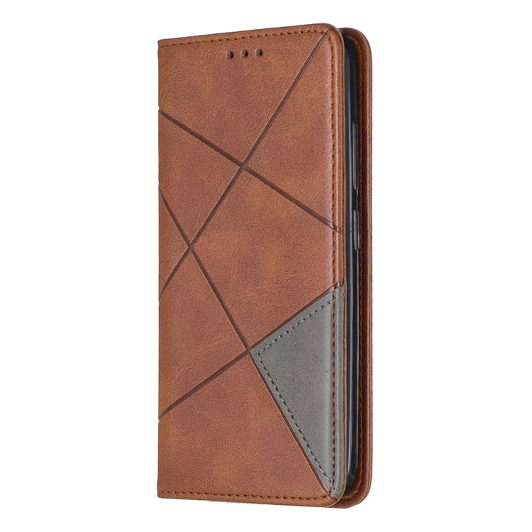 Rhombus Texture Horizontal Flip Magnetic Leather Case with Holder & Card Slots & Wallet For Nokia 2.2