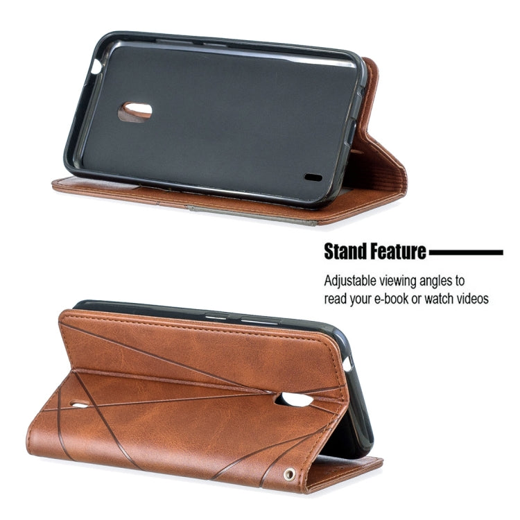 Rhombus Texture Horizontal Flip Magnetic Leather Case with Holder & Card Slots & Wallet For Nokia 2.2