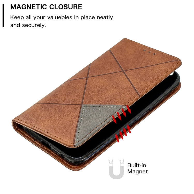 Rhombus Texture Horizontal Flip Magnetic Leather Case with Holder & Card Slots & Wallet For Nokia 2.2