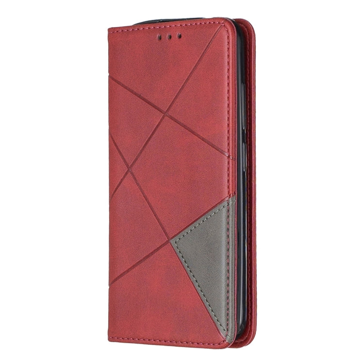 Rhombus Texture Horizontal Flip Magnetic Leather Case with Holder & Card Slots & Wallet For Nokia 2.2