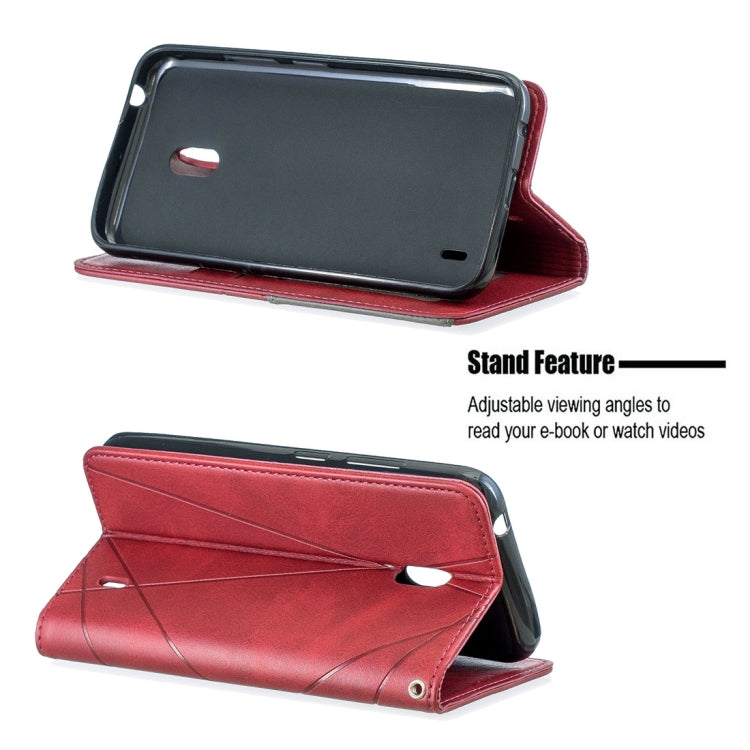 Rhombus Texture Horizontal Flip Magnetic Leather Case with Holder & Card Slots & Wallet For Nokia 2.2
