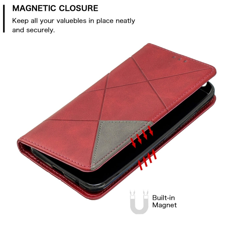 Rhombus Texture Horizontal Flip Magnetic Leather Case with Holder & Card Slots & Wallet For Nokia 2.2