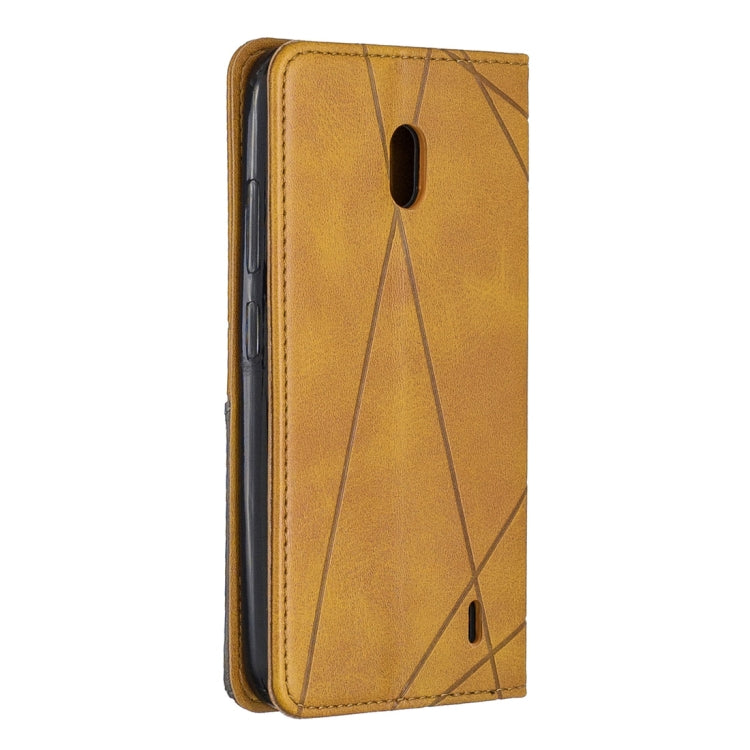 Rhombus Texture Horizontal Flip Magnetic Leather Case with Holder & Card Slots & Wallet For Nokia 2.2