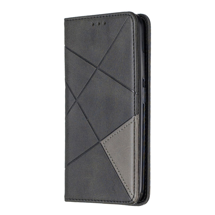 Rhombus Texture Horizontal Flip Magnetic Leather Case with Holder & Card Slots & Wallet For Nokia 2.2