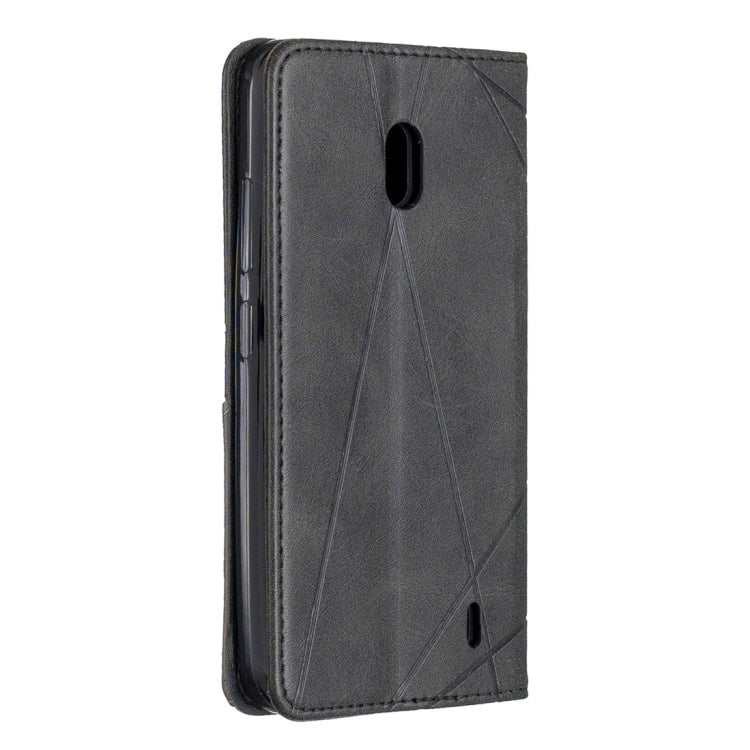 Rhombus Texture Horizontal Flip Magnetic Leather Case with Holder & Card Slots & Wallet For Nokia 2.2
