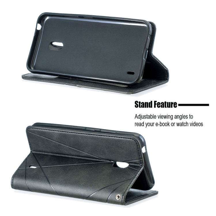 Rhombus Texture Horizontal Flip Magnetic Leather Case with Holder & Card Slots & Wallet For Nokia 2.2